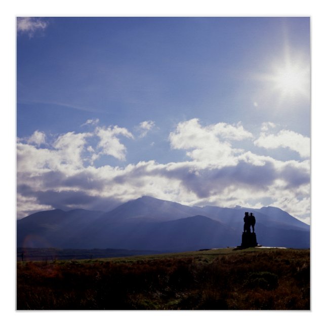 The Commando Monument Scotland Poster (Front)