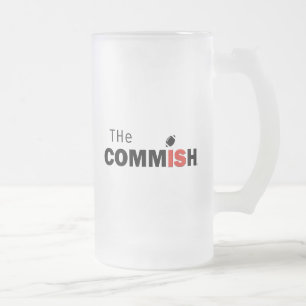 The Commish 16 oz Frosted Mug Fantasy Football