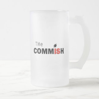 The Commish 16 oz Frosted Mug Fantasy Football    