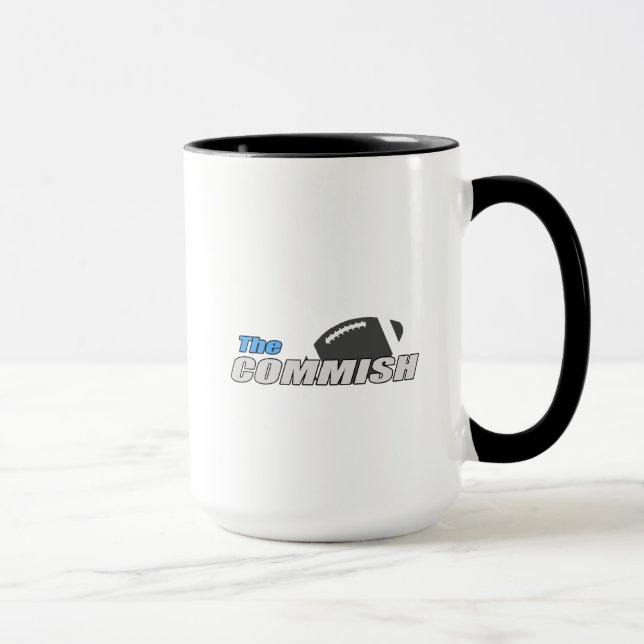 The Commish Coffee Mug Cup Fantasy Football  (Right)