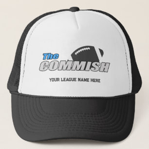 The Commish Trucker Hat Custom Add League Name