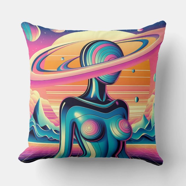 The Common Rounds of a Square Life Art Cushion (Front)