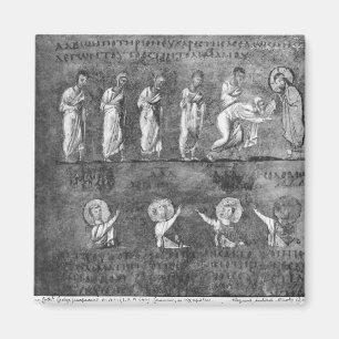 The communion of six apostles magnet