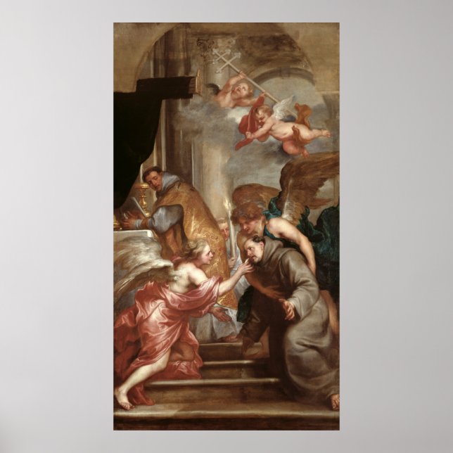 The Communion of St. Bonaventure Poster (Front)