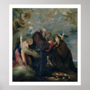 The Communion of St. Rose of Viterbo (The Virgin) Poster