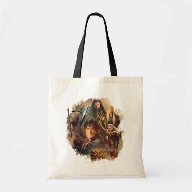 The Company and Elves of Mirkwood Tote Bag (Front)