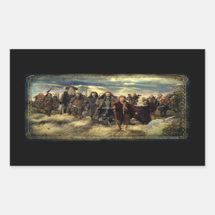 The Company Framed Rectangular Sticker