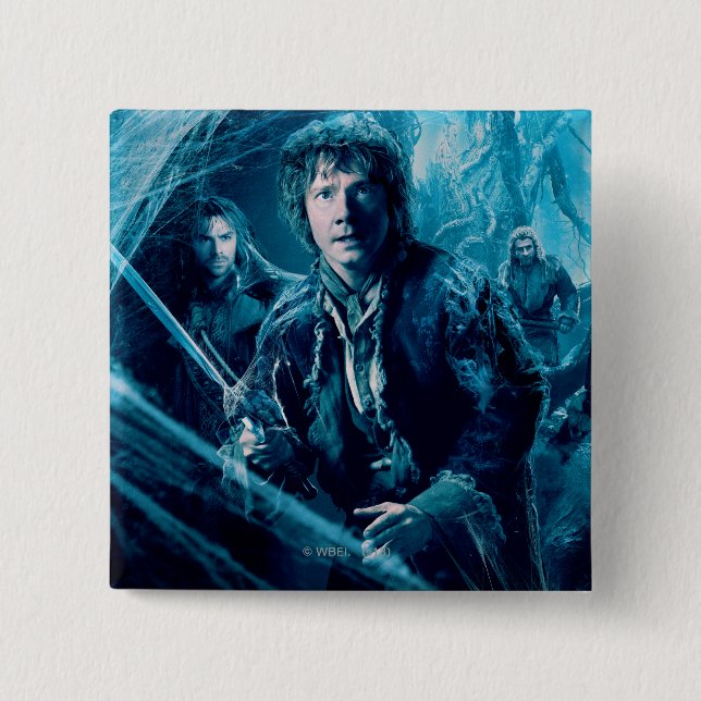 The Company In Mirkwood 15 Cm Square Badge (Front)