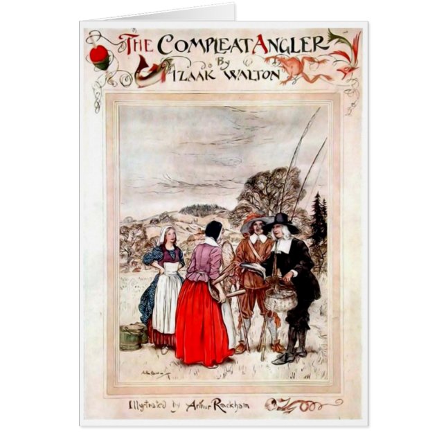 The Compleat Angler, Arthur Rackham Illustration (Front)