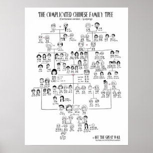 The Complicated Chinese Family Tree - Cantonese Poster