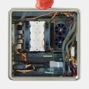 The computer equipment canvas metal tree decoration