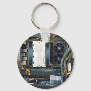 The computer equipment key ring