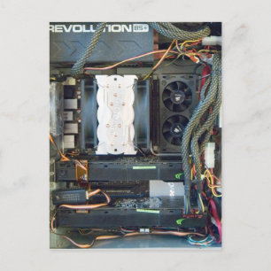 The computer equipment postcard