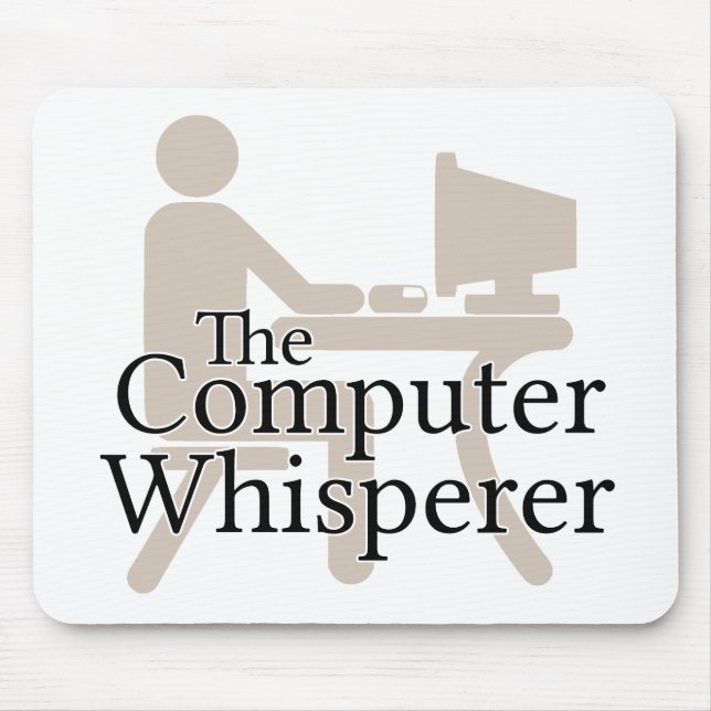 The Computer Whisperer Mouse Mat (Front)