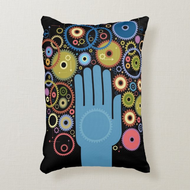 The concept of motion decorative cushion (Front(Vertical))