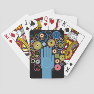 The concept of motion playing cards