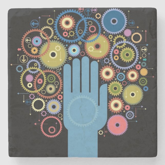 The concept of motion stone coaster (Front)