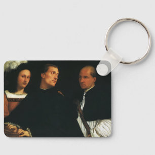 The Concert by Titian Vintage Renaissance Fine Art Key Ring
