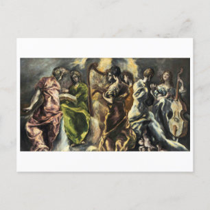 The Concert of the Angels   El Greco   Postcard
