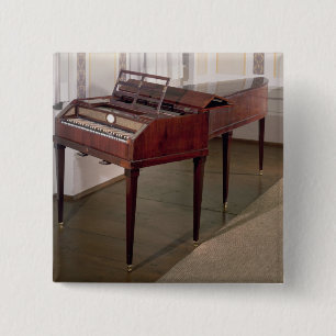 The concert piano of Franz Joseph Haydn 15 Cm Square Badge