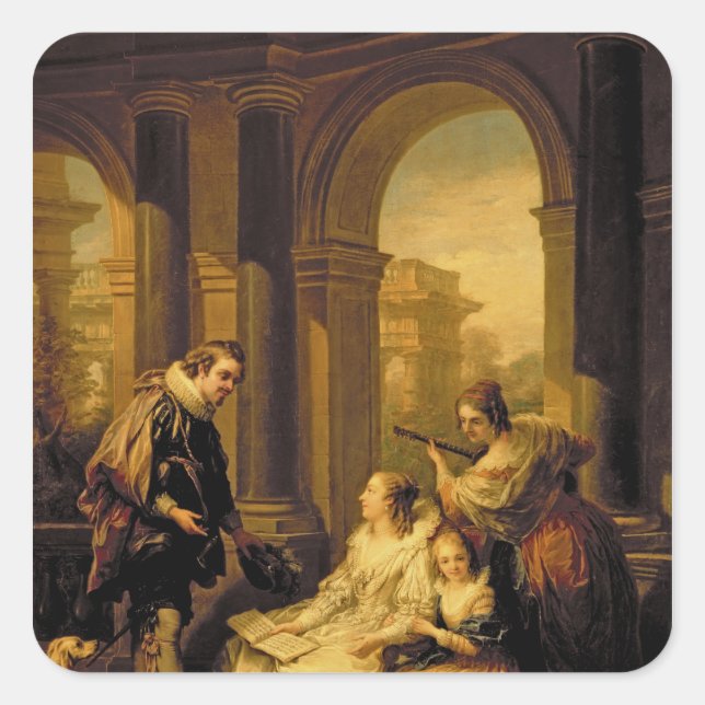 The Concert Square Sticker (Front)