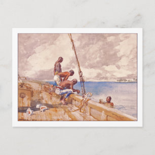 The Conch Divers by Winslow Homer Postcard