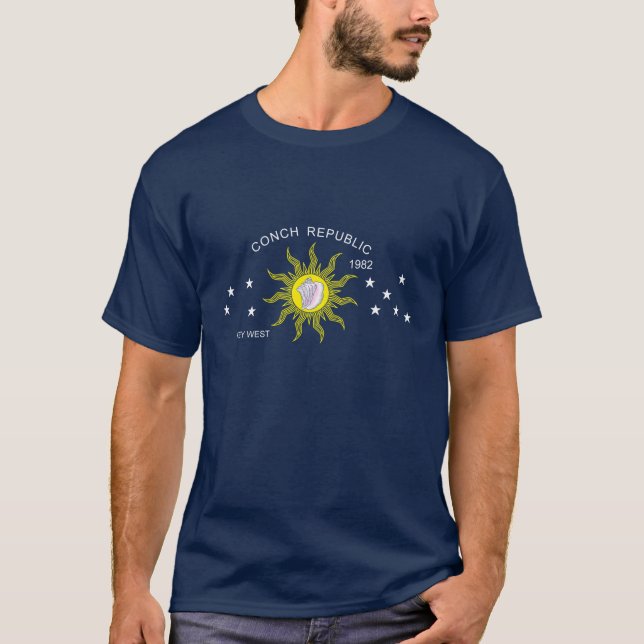 The Conch Republic Flag T-Shirt (Front)