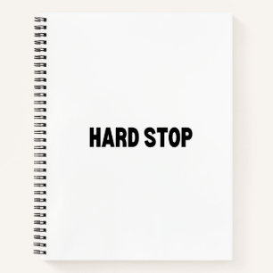 The Conclusion Ledger   Hard Stop Professional Notebook