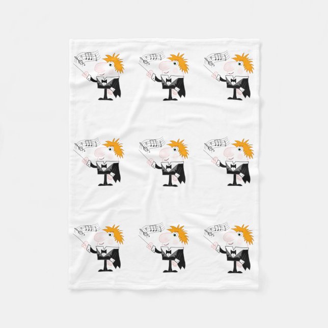 The Conductor Fleece Blanket (Front)