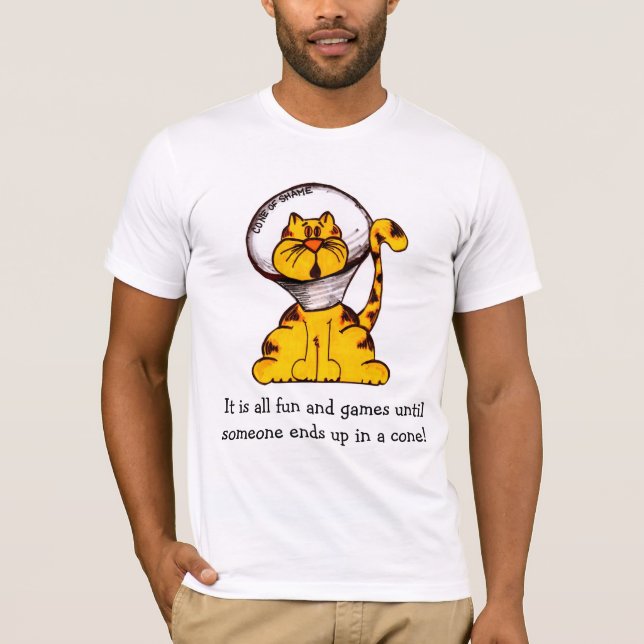 The Cone Of Shame! T-Shirt (Front)