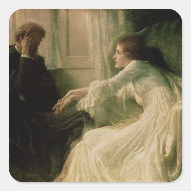 The Confession Square Sticker (Front)