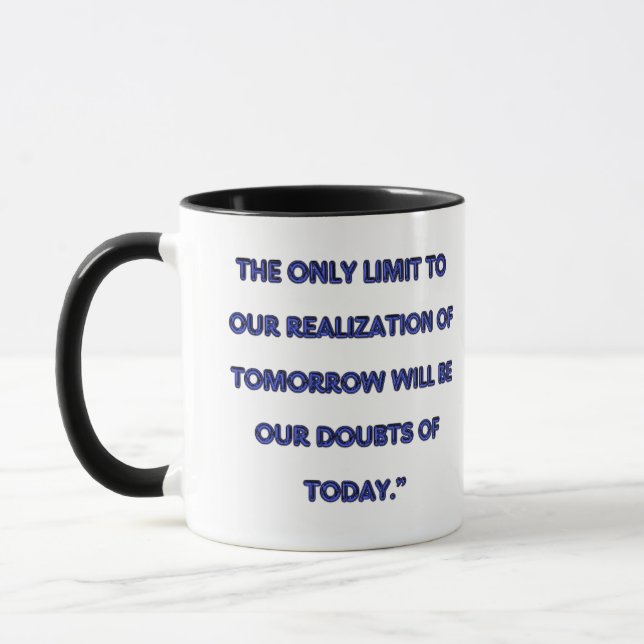 The Confidence and Optimism Mug (Left)