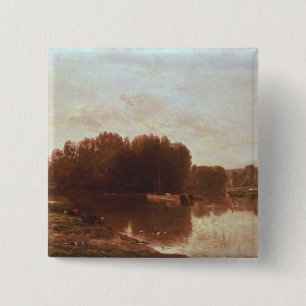 The Confluence 15 Cm Square Badge