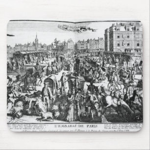 The Congestion in Paris Mouse Mat