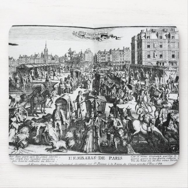 The Congestion in Paris Mouse Mat (Front)
