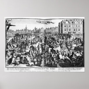 The Congestion in Paris Poster