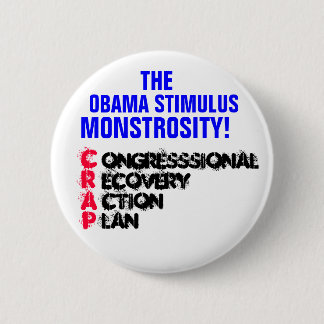 The Congressional Recovery Action Plan!! 6 Cm Round Badge