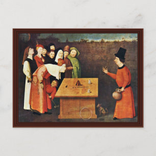 The Conjurer. By Hieronymus Bosch Postcard