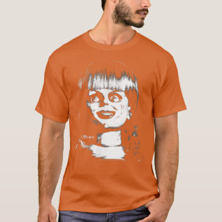 The Conjuring Annabelle Black & White Photo  T-Shirt