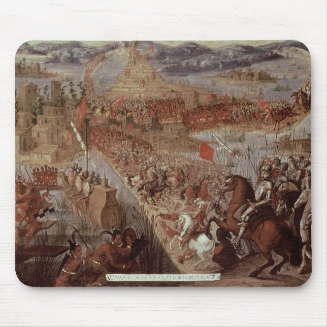The Conquest of Tenochtitlan Mouse Mat (Front)