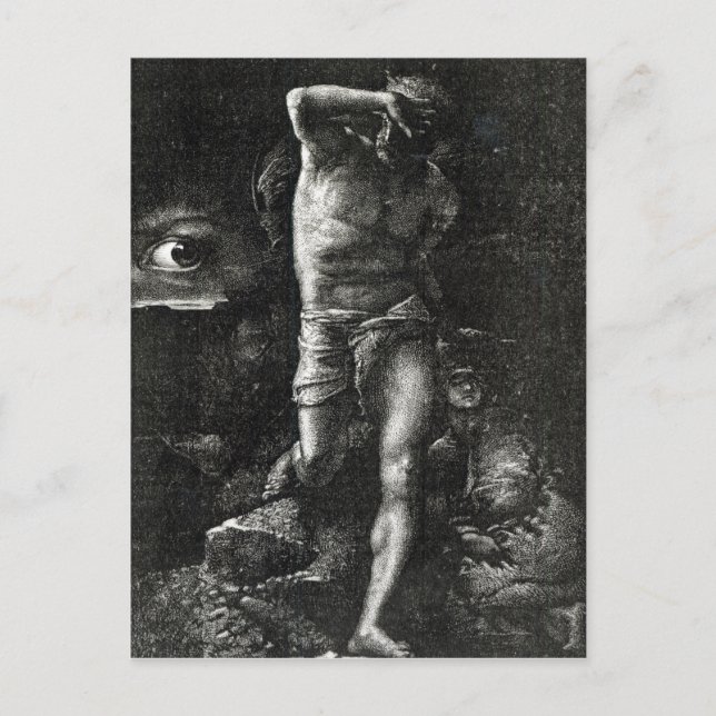 The Conscience or, The Eye Watching Cain Postcard (Front)