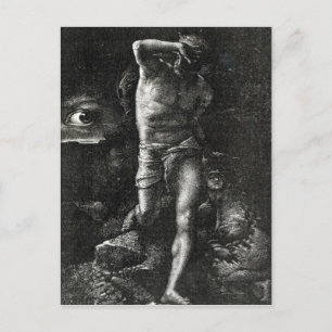 The Conscience or, The Eye Watching Cain Postcard