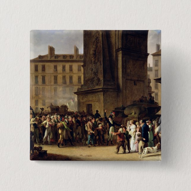The Conscripts of 1807 15 Cm Square Badge (Front)