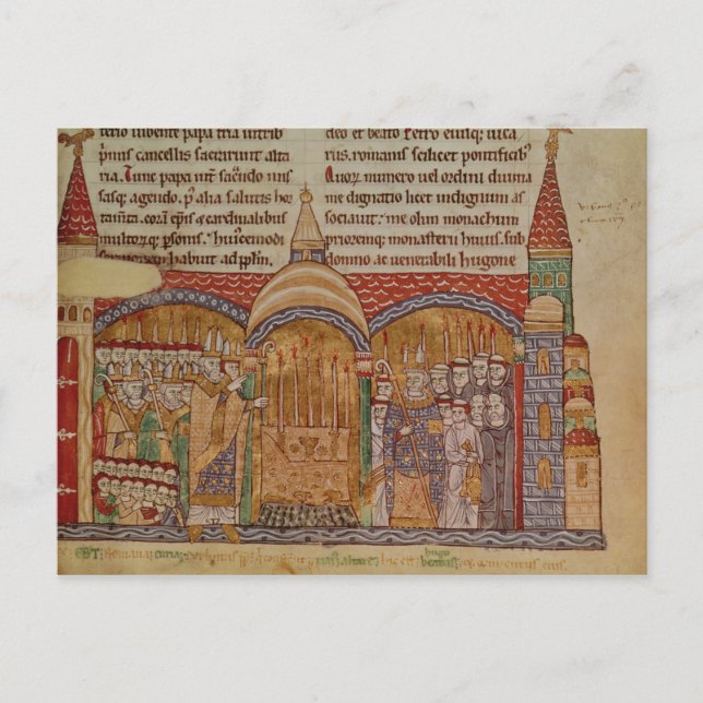 The Consecration of the Church at Cluny Postcard (Front)