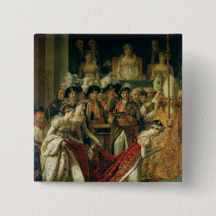 The Consecration of the Emperor Napoleon 15 Cm Square Badge