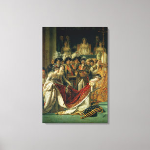The Consecration of the Emperor Napoleon Canvas Print