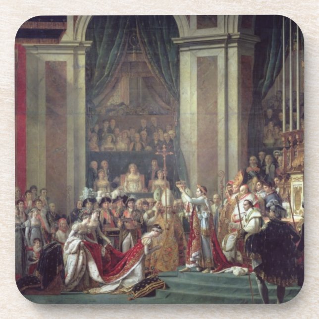 The Consecration of the Emperor Napoleon Coaster (Front)