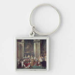 The Consecration of the Emperor Napoleon Key Ring