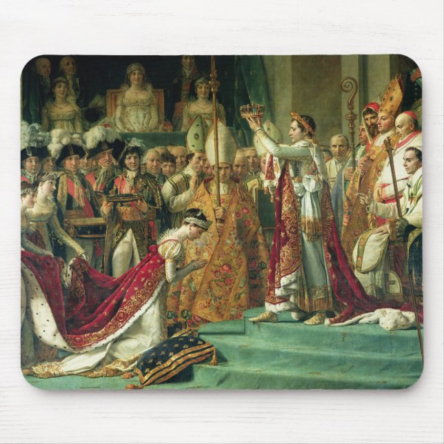 The Consecration of the Emperor Napoleon Mouse Mat (Front)