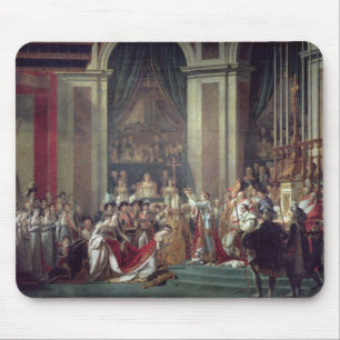 The Consecration of the Emperor Napoleon Mouse Mat